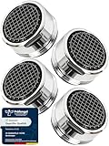 4 Stk Wasserhahn Aufsatz Strahlregler M24 Wasserfluss 5l/min - High Tech...