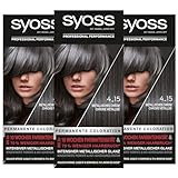 SYOSS Coloration, Haarfarbe Stufe 3 4_15 Metallisches Chrom, intensiver...