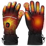 Beheizbare Handschuhe für Herren Damen, Wiederaufladbar 3 Stufige Beheizte...