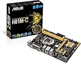 Asus H81M-C Mainboard Sockel LGA 1150 (micro-ATX, Intel H81, 2x DDR3...