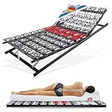 Matratzen Perfekt Tellerlattenrost 100x200 cm 12,5 cm Höhe Terra Med...