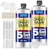 Zweikomponentiger Epoxidkleber, 100 ml, extra starker Epoxidkleber, schnell...