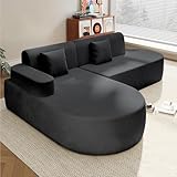 EROMMY Ecksofa, Pure Foam Installation-Free Eckcouch, Sofa L Form...