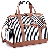 Lekesky Kleine Reisetasche Weekender Damen, Sporttasche mit Schuhfach,...