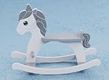 FUNLIO Wooden Rocking Horse Grey