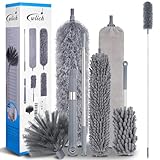 Wlich 8 Teiliges Staubwedel Teleskop Mikrofaser, Staubwedel Lang Ausziehbar...