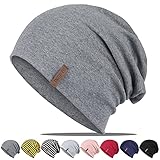 Mütze Damen Herren, Slouch Beanie Mütze, Weich Dünne Mütze aus...