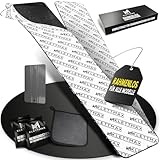 KLETTMAX® Rahmenloser Kennzeichenhalter mit Klett – Bombenfester,...