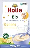 Holle Bio-Milchbrei Banane (6 x 250 gr)