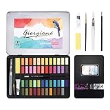 DazSpirit 48 Farben Aquarell Farbkasten, Aquarellfarben Wasserfarben Set,...