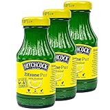 Hitchcock - 3er Pack Premium Zitronensaft Zitrone Pur 100% Direktsaft -...