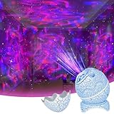 LED Sternenhimmel Projektor Dinosaurier-Eier 3D Galaxy Nachtlicht, LED...