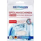 HEITMANN Express Spülmaschinen Reiniger 30g: Reiniger für Geschirr, 3fach...