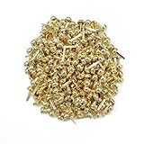 Leucasa 250 Stück Musterbeutelklammern 8X17mm Musterklammern Mini Brads...