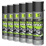 Spraytive Multi Spray 6 x 500 ml – 5-in-1 Kriechöl & Multifunktionsöl...