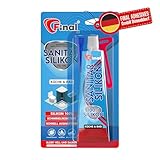 Final Sanitär Silikon - 1x50ml | 100% Silikon - Profiqualität,...