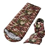 Schlafsack für Camping – warme Campingausrüstung – Schlafsäcke für...