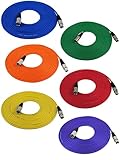 ELAORY XLR Kabel Mikrofonkabel Patchkabel 7.5m 6Pack - XLR Stecker auf...