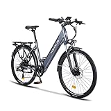 nakxus 26M208 e-Bike, Electric Bike 26'' Trekking, e-City, 36V 12.5Ah...