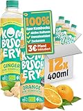 KOMBUCHERY® Mix Raw Kombucha BIO | 12 x 400ml | Fermentierter Tee mit...