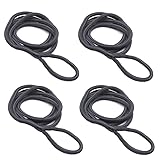 8 mm Fenderleine 4 Stück mit Auge Fenderleinen Boot Bootsfender Majoni 3...