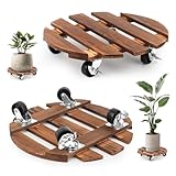 NVIYAM 2 Stück Pflanzenroller, 30cm Rund Rollbrett Pflanzen,...