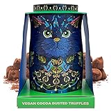 Monty Bojangles Cocoa Nib Nights Cat Tin | Vegane, mit Kakao bestäubte...
