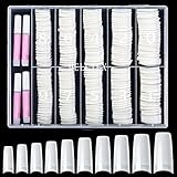 500 Stück French Künstlich Nageltips Set Falsche Acryl Nägel Tips...