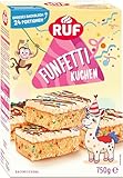 RUF Funfetti-Blechkuchen mit bunten Konfetti-Streuseln, Vanille-Creme und...