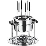 WMF Allegro Fondueset 11-teilig, für 6 Personen, mit Brenner und Gabeln,...