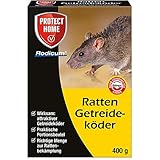 PROTECT HOME Rodicum Ratten Getreideköder, praktische, auslegefertige...