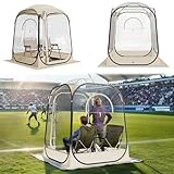 VEVOR Transparentes Zelt, 127x127x170 cm, Pop-up-Zelt für 1–2 Personen,...