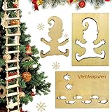 Yesmoyhe Weihnachtself Fußspuren, Wichtel Schablonen Weihnachten,...