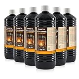 Höfer Chemie 6 x 1 L FLAMBIOL® Lampenöl hochrein geeignet für...