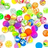 HAKACC 50 Stück Flummies für Kinder 25 mm Flummis Springball Bunte...