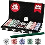 Kyto Poker Set 300-tlg. - Ideales Texas Hold Em Set - Mit Koffer,...