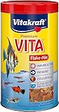 Vitakraft Flake-Mix, Fischfutter Aquarium, mit Garnelen und Spirulina, für...