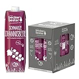 beckers bester Schwarze Johannisbeere - 6er Pack - Johannisbeersaft - mit...