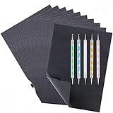 Bohoman 100 Blatt Kohlepapier mit 5 Stck Prgestift Set, A4 Transferpapier,...