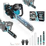 Akku Kettensäge kompatibel mit Makita 18V, 3 IN1 1000W 6 Zoll 8 Zoll 12...