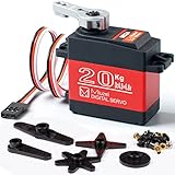 Miuzei 20KG Servo Motor High Torque Digital Servo Metal Waterproof 1/10...