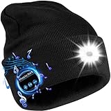 Deilin Bluetooth Mütze mit Led Licht, Geschenke für Männer Father...
