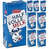 Landhof Holländische Milch Teilentrahmte Milch fettarme Haltbare Milch...