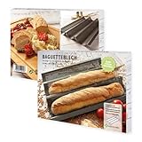 Wundermix - Baguette Blech mit Antihaftbeschichtung • Baguette Backform...
