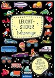 Leucht-Sticker – Fahrzeuge: 200 Sticker leuchten in der Nacht!
