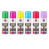 Cepewa Kreidespray Sprühkreide Markierungsspray 6 Farben wasserlöslich (1...