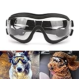 NAMSAN Sonnenbrillen für Hunde Einstellbar Hundebrille Wasserdicht...