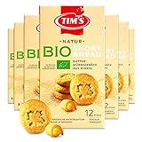 Tims Feines Bio Shortbread Natur 165 g I Original Kanadische Butterkekse I...