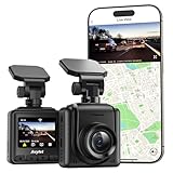 Dashcam Auto WiFi 2K, Mini Vorne Autokamera Unterstützt externes...