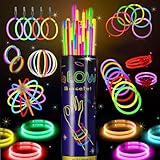 SHARRLA Glow Sticks Großpackung Party-Set, leuchtet im Dunkeln,...